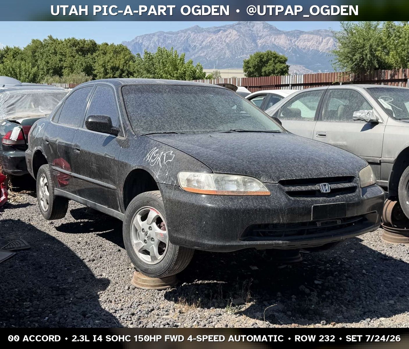 New Arrival - 2000 Honda Accord Parts - UTPAP Ogden
