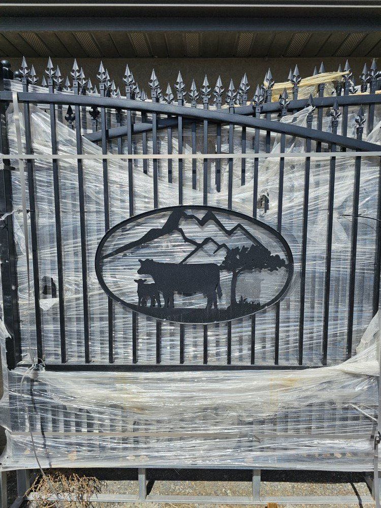 14 FOOT DUEL SWING GATE