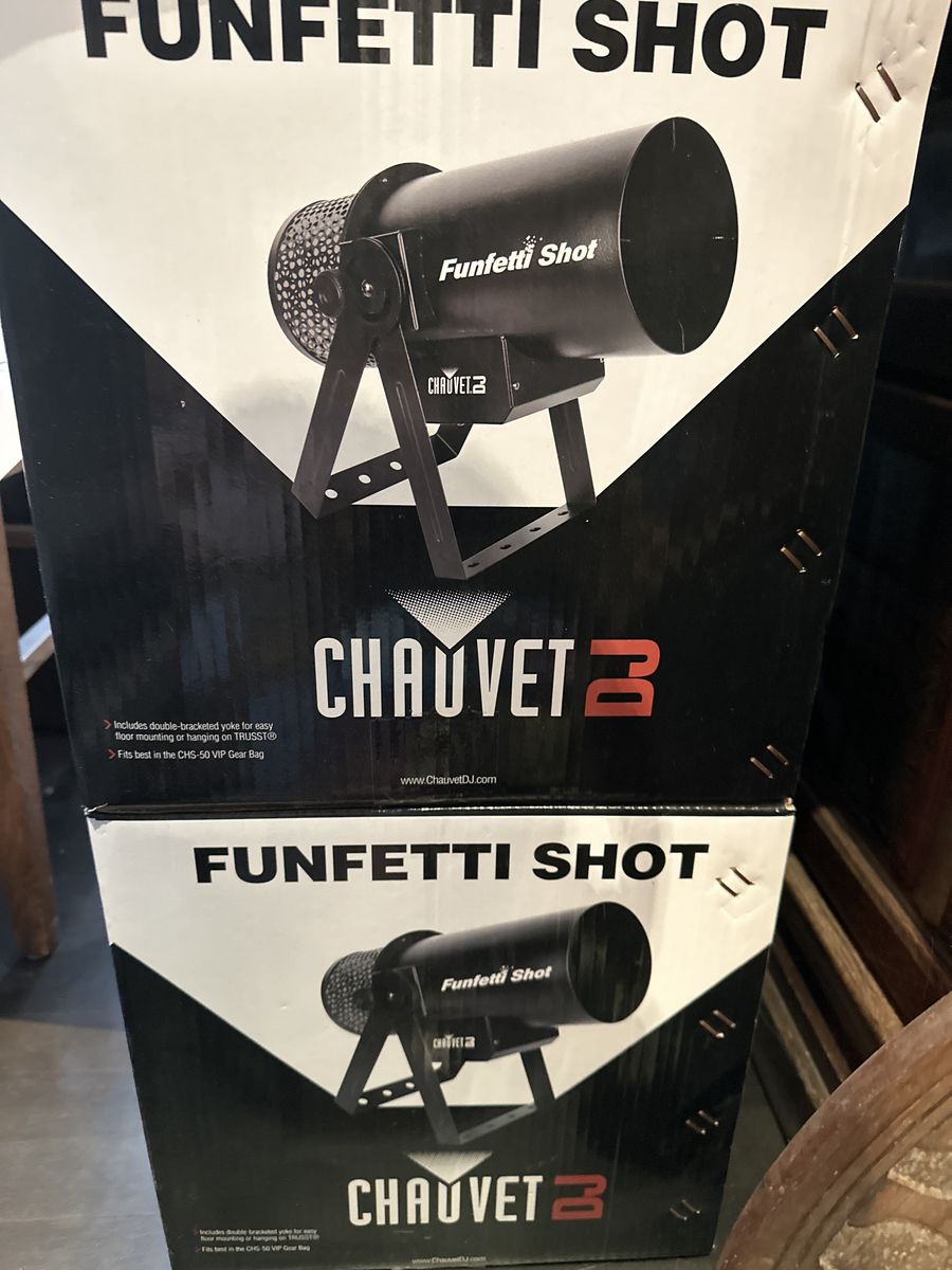 Funfetti shot fan