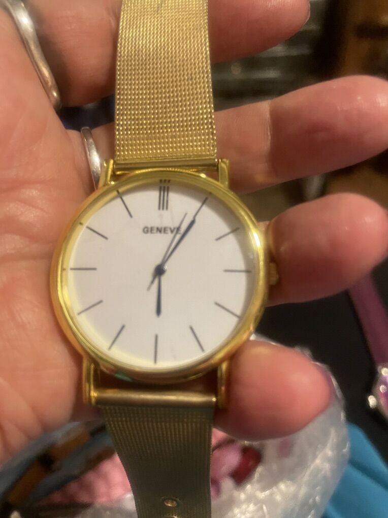 This Is A Gold Tone Womens Geneva watch