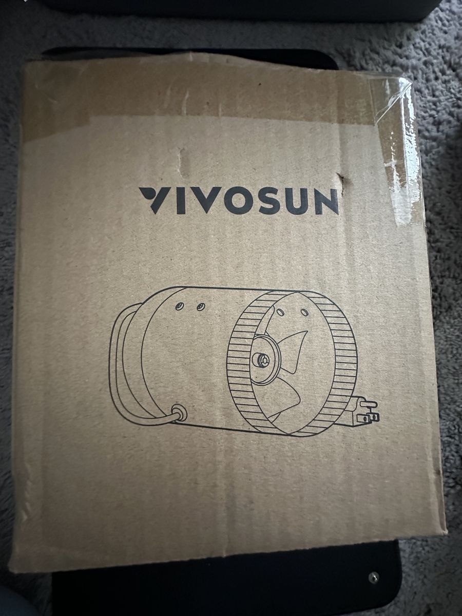 VIVOSUN 6 Inch 240 CFM Inline Duct Fan New in Box