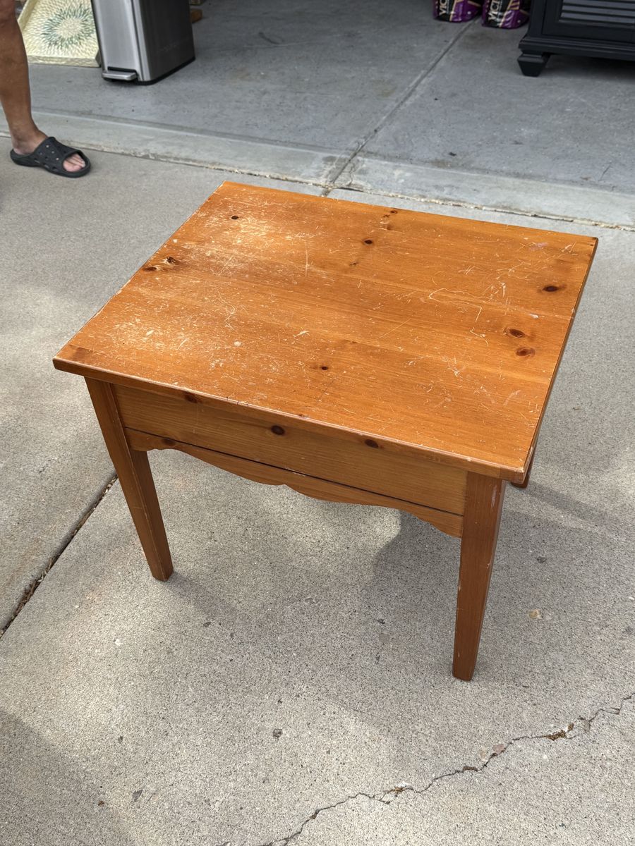 Broyhill Wooden End Table
