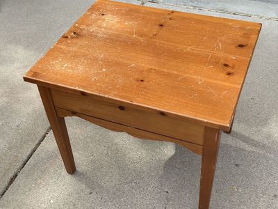 Broyhill Wooden End Table