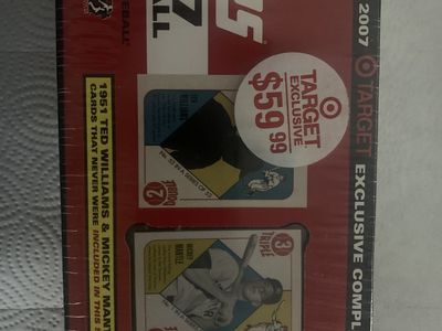 2007 Topps Baseball Factory Set Sealed