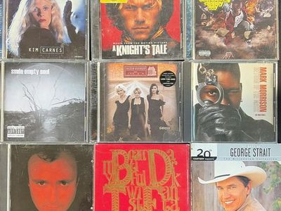 Assorted Music CD Lot - Kanye West, Phil Collins, A Knight's Tale Soundtrack & More (9 CDs)