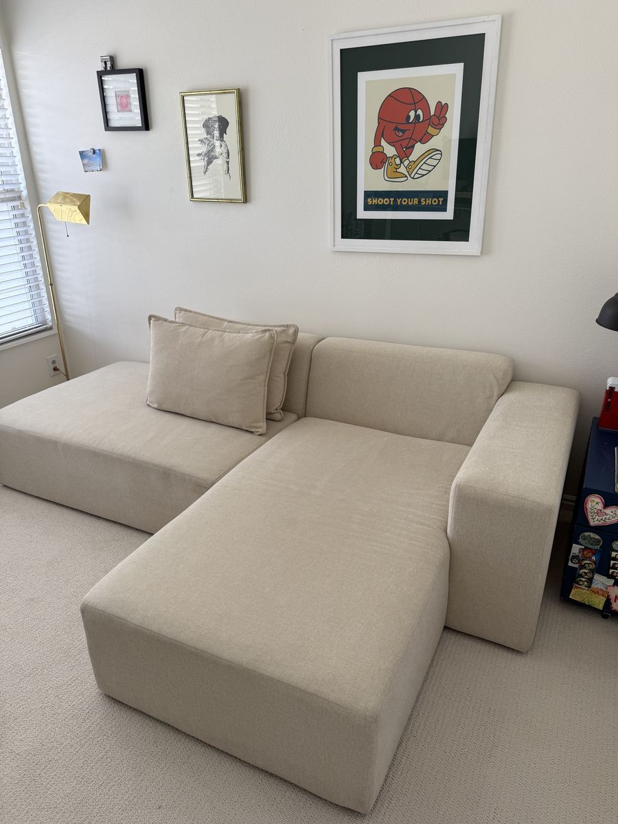 FLOYD Form Sectional Units Sofa in Linen- Modular Design