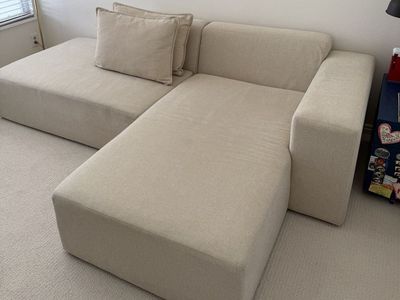 FLOYD Form Sectional Units Sofa in Linen- Modular Design