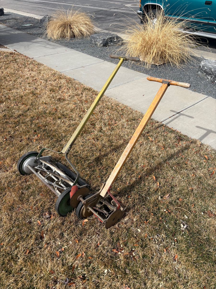 Vintage mower and trimmer