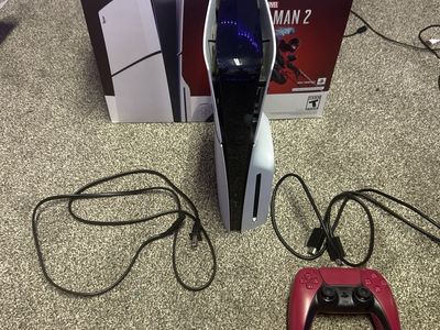 Ps5 console with controllers