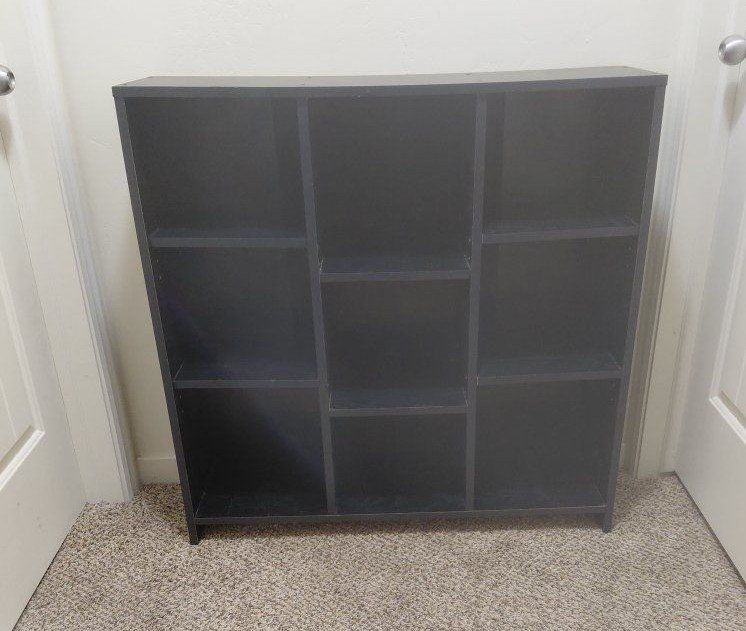 Adjustable Black Shelves
