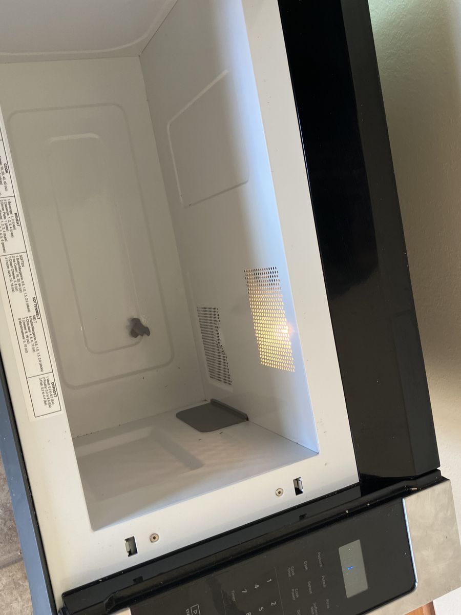 Over the range microwave