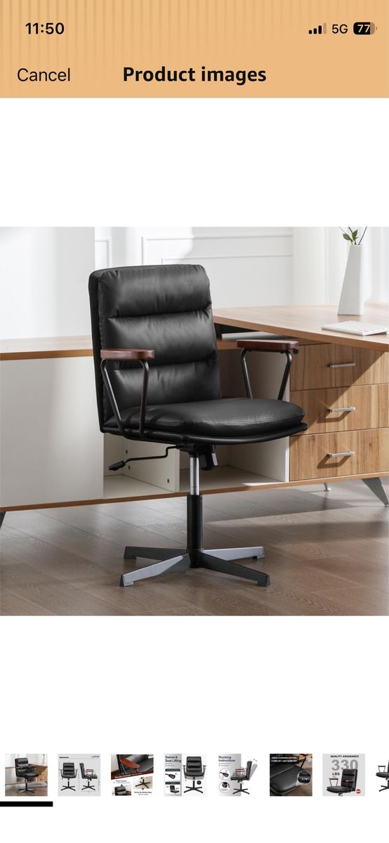 Swivel Desk Chair (no Wheels)