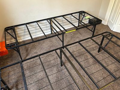 Full size/ Twin Size Bed Frames – Foldable – $50 both