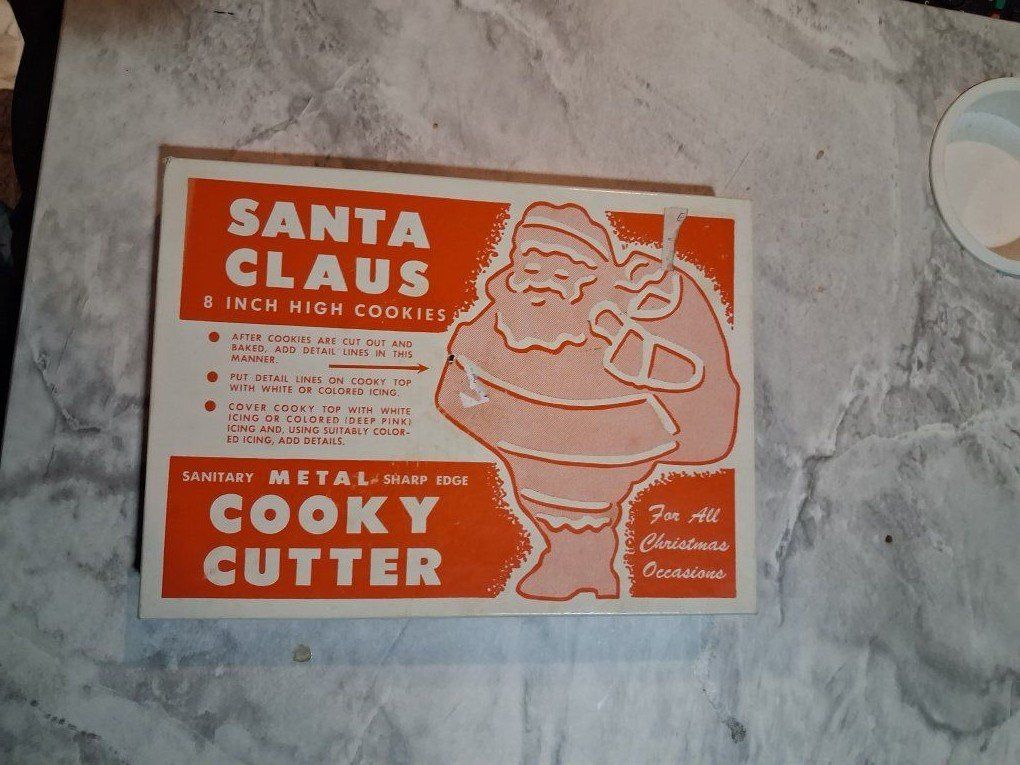 Vintage Santa Claus Cookie Cutter