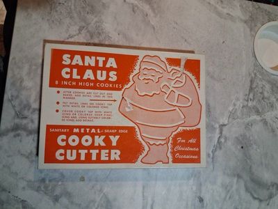 Vintage Santa Claus Cookie Cutter