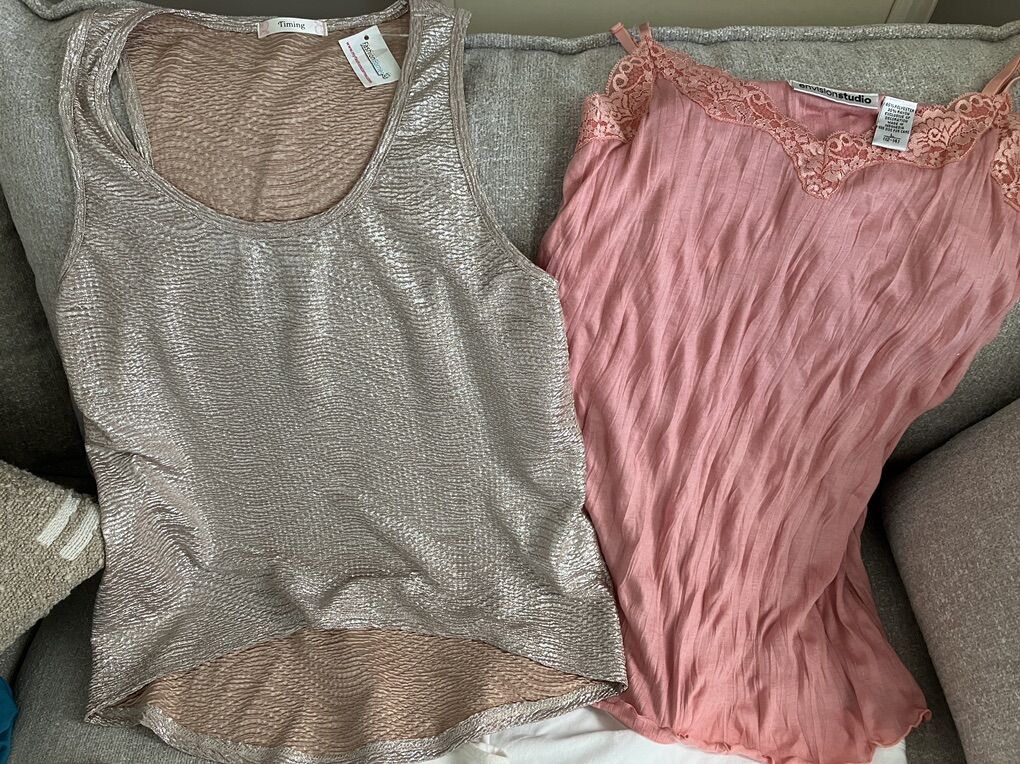 Good Glitter And Pink Tanks