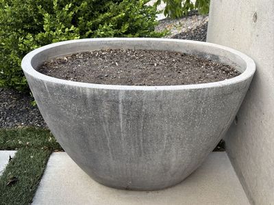 Concrete Planter 30”w 19”h 19”d