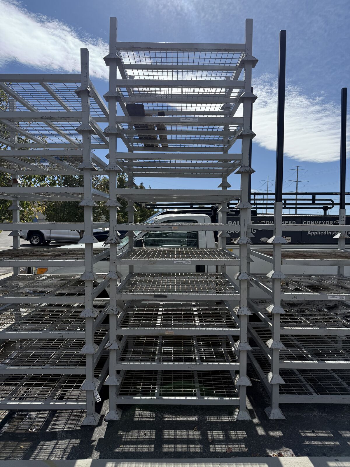 Portable Stackable Racking Frames – Heavy Duty 48"x48" (2,500 lb Capacity) Stack Rack