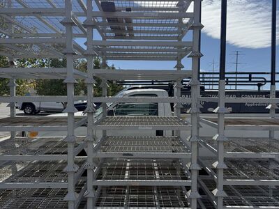 Portable Stackable Racking Frames – Heavy Duty 48"x48" (2,500 lb Capacity) Stack Rack