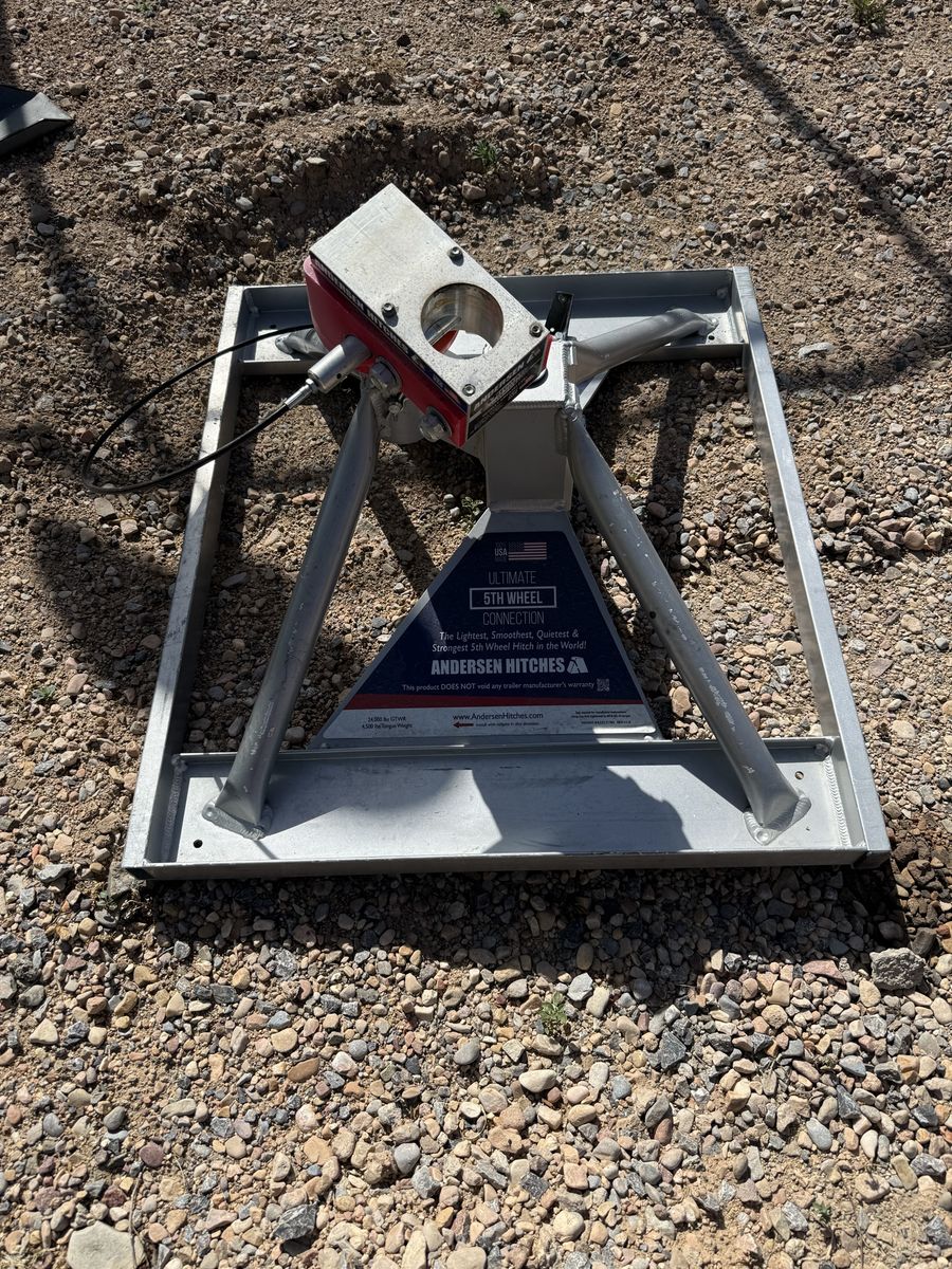 Andersen ultimate turn over ball trailer hitch with upper Anderson