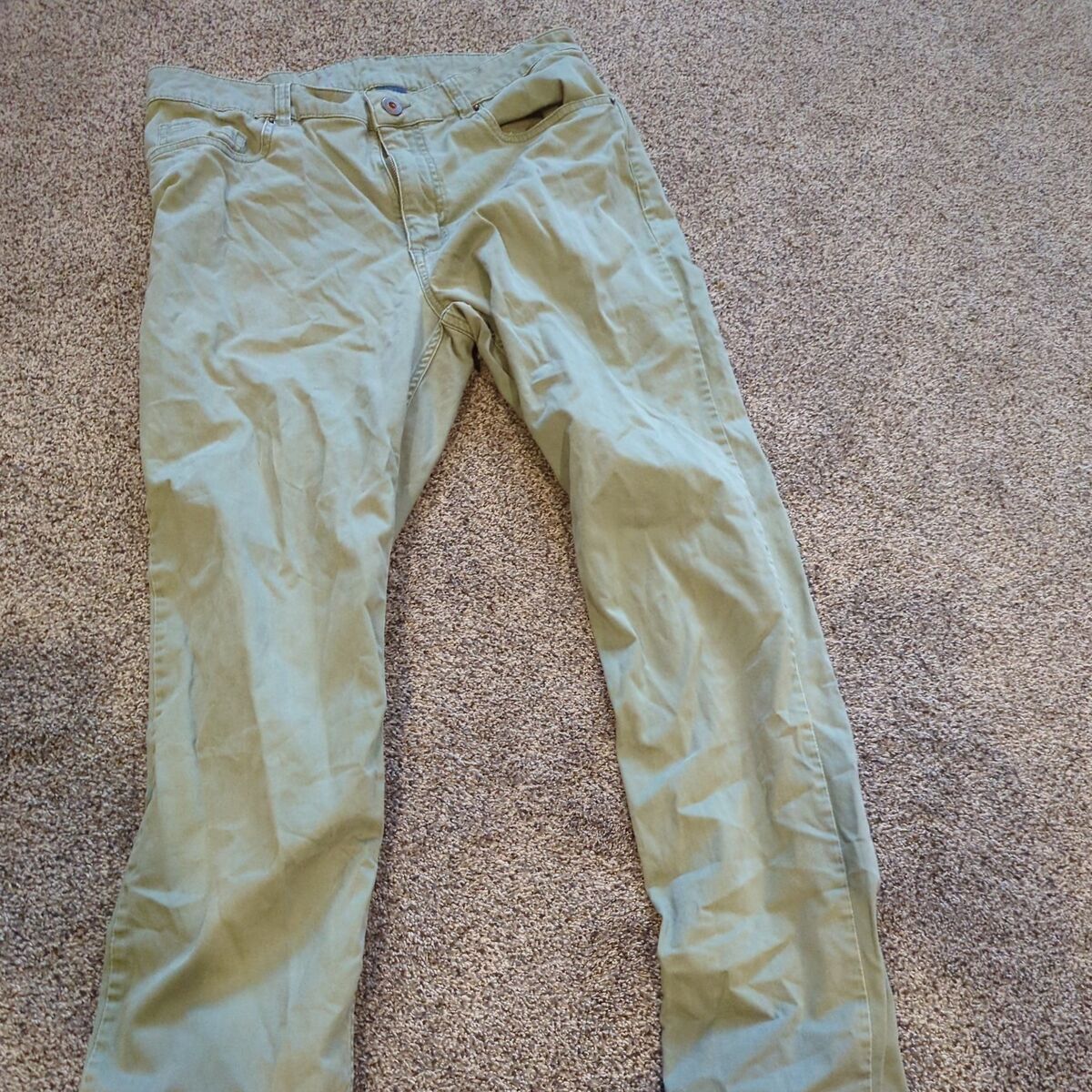 Pale Green Pants With Nobody Inside Them