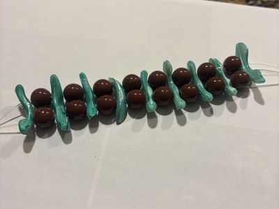 Handmade Beaded or stone/bead Apple Watch Bands - Holiday & Patriotic Themes, Multiple Sizes