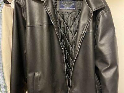 XXL Polo Black Leather Jacket