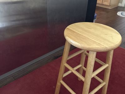 Solid wood Counter height 24” Stool