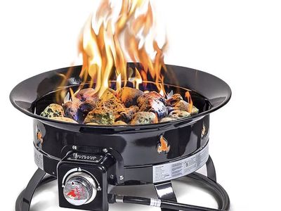 Outland Firebowl 870 Portable Propane Gas Fire Pit Outdoor Fire Pit Camping RV Patio