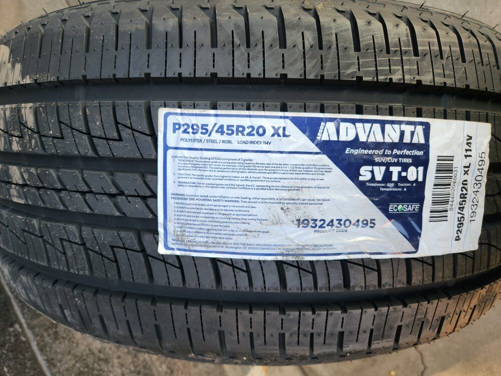 265/45r20 advanta hpz-02