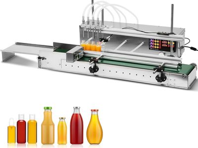4-Nozzle Automatic Liquid Filling Machine Line 1-30 Ounce Bottle Filling Machine (New)