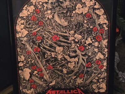 METALLICA POSTER BUENOS AIRES ARGENTINA 2022
