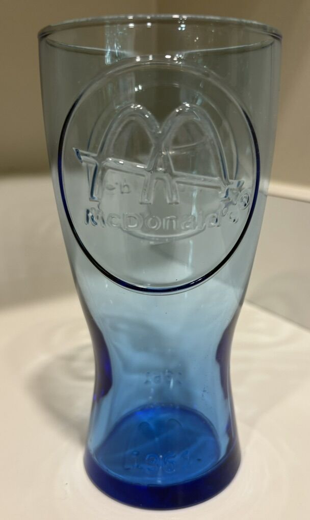 Mcdonalds 1961 Blue Glass Promo