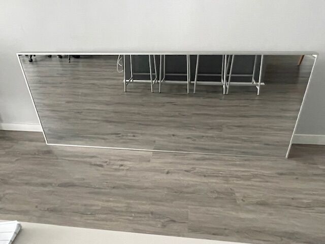 HOVET, Mirror w/Aluminum Frame 30 3/4x77 1/8