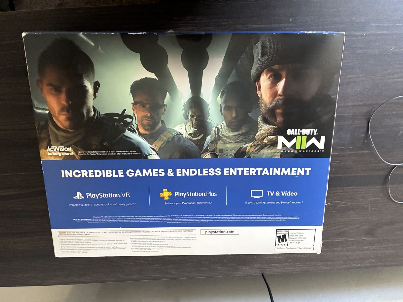 PlayStation 4 mw2 new cib