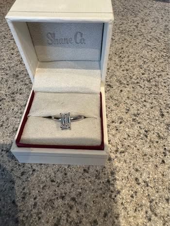 Shane Co. 1.05 Carat Emerald Cut Lab Grown Diamond