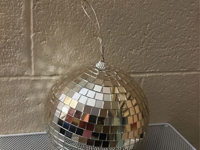 Disco Ball Party Decoration - Reflective Mirror Ball for Events & Decor Cash Only