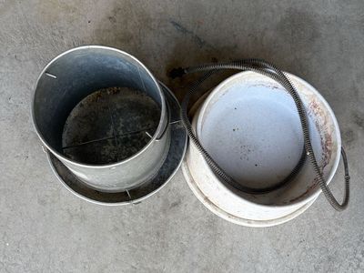 Chicken Feeder And Heated Water Bowl