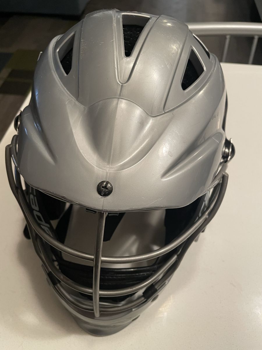 Cascade Youth Lacrosse Helmet - Silver - Size OSFM