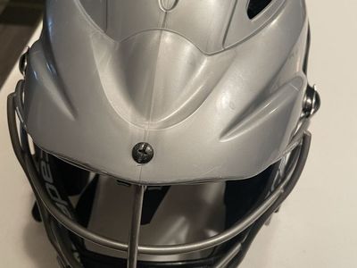 Cascade Youth Lacrosse Helmet - Silver - Size OSFM