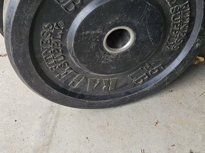 4 x 45 pound bumper plates