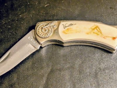 United Cutlery Pocket Knife Pin Up Girl Collection Vanessa Folding Vintage