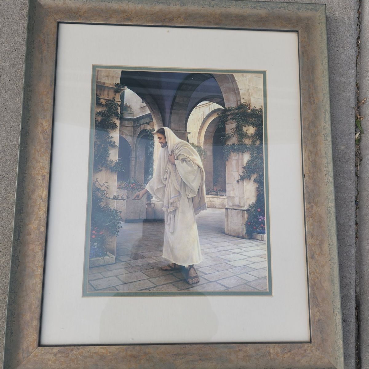 framed Savior artwork