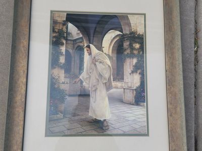 framed Savior artwork