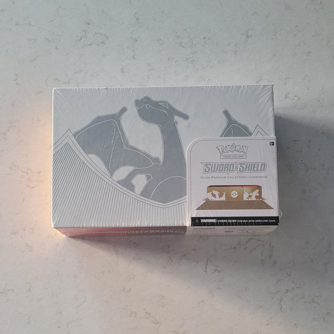 NEW-Pokemon TCG Charizard UPC Sword and Shield Box