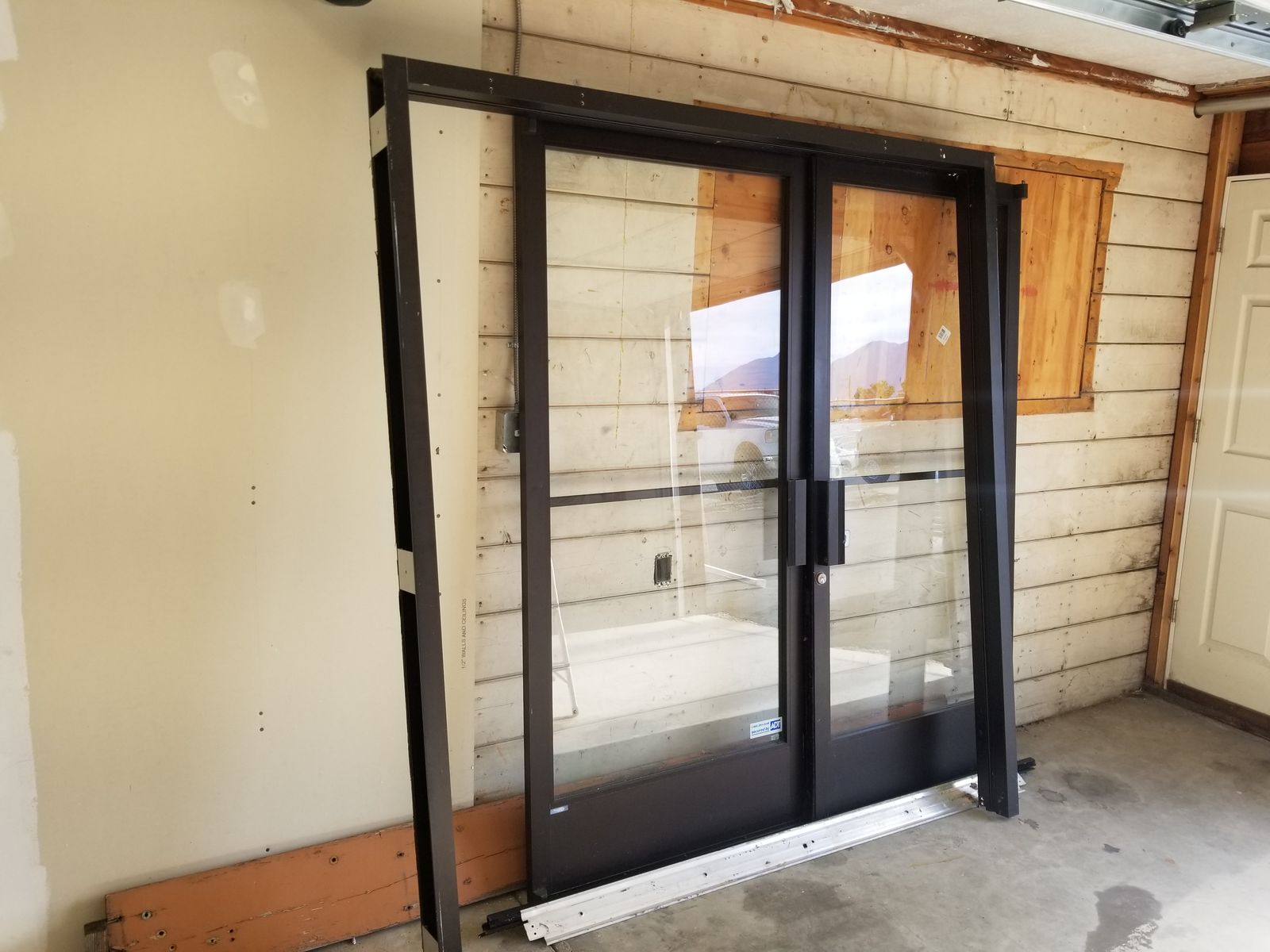 Commercial Glass Double Doors