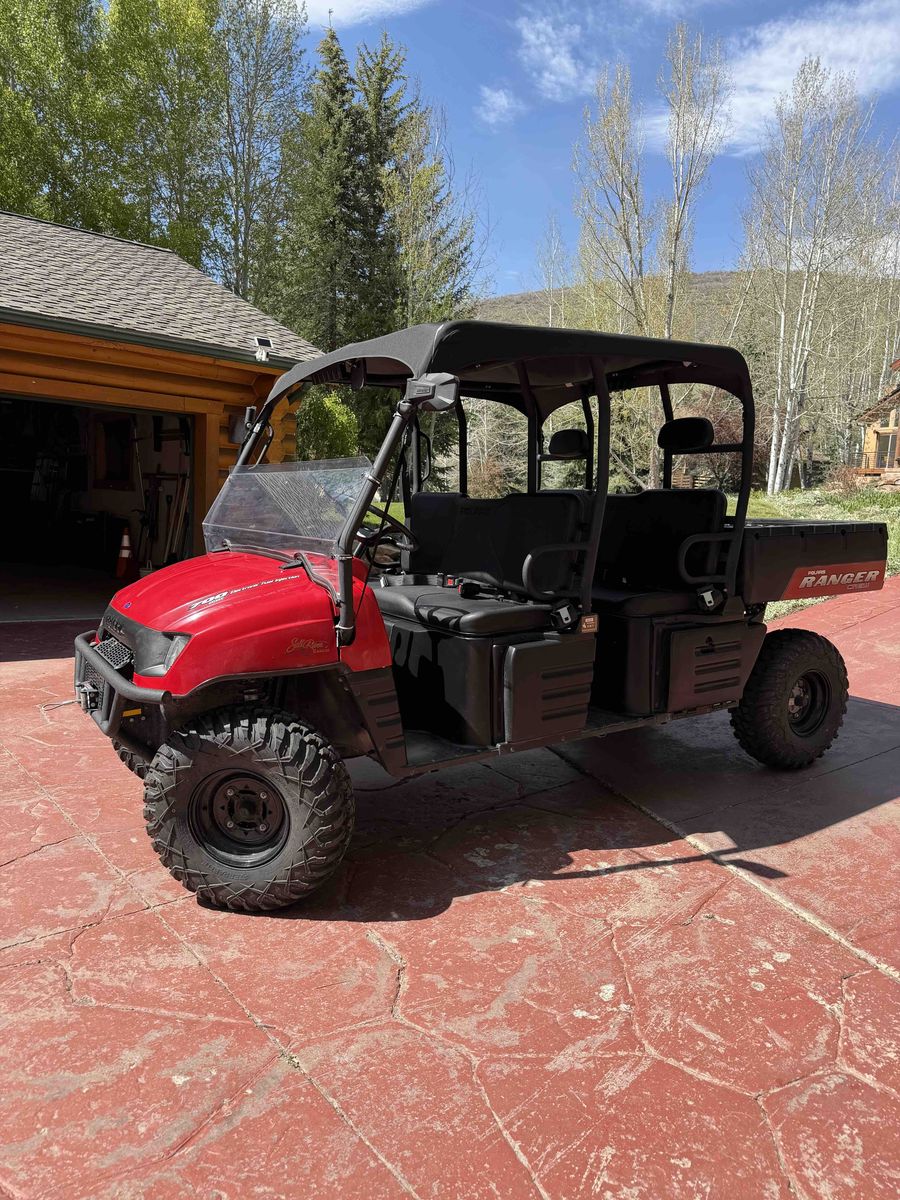 2008 Polaris Ranger Crew 700 EFI 4x4 — 6 Passenger | $5,999