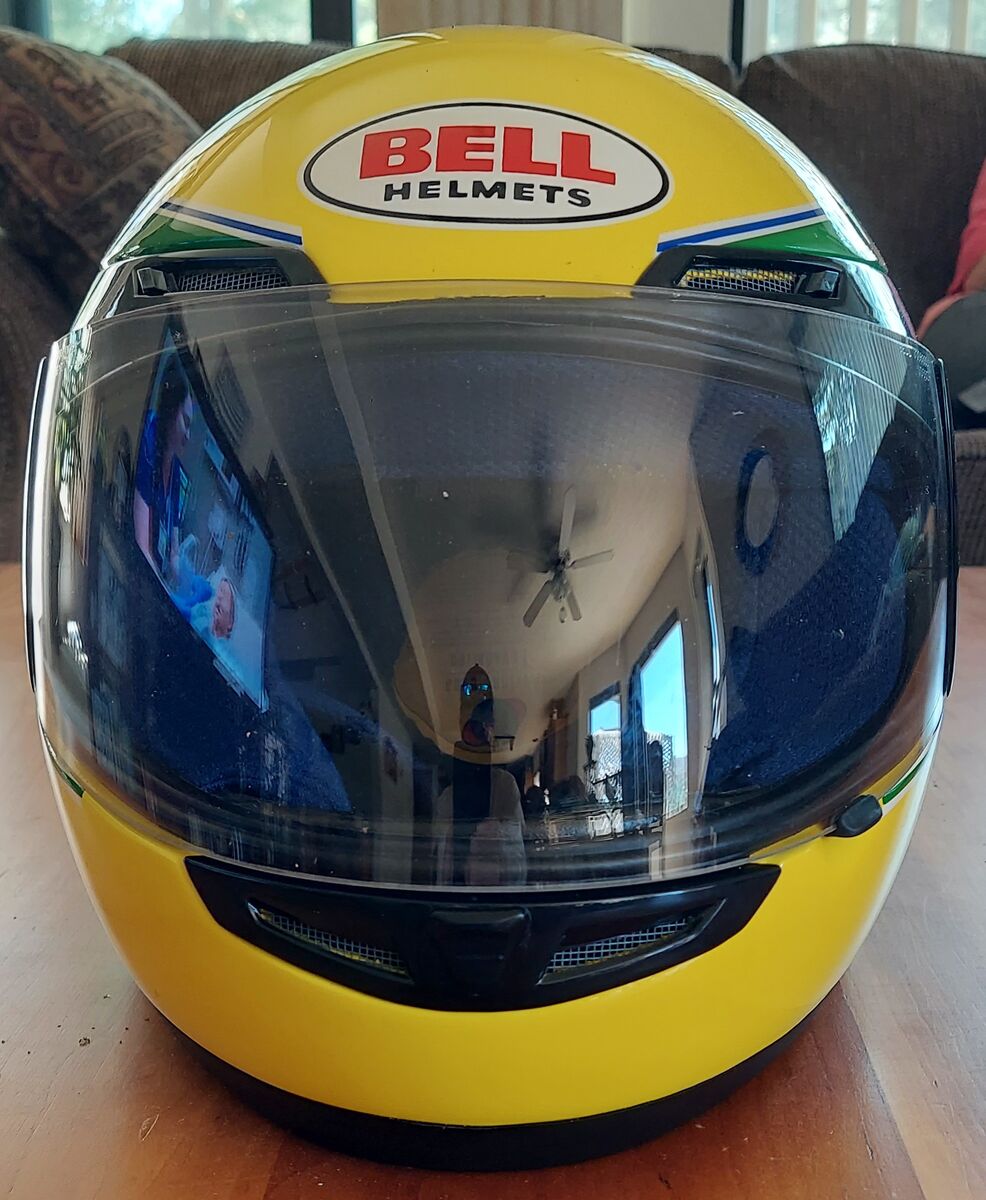 Bell Motorcycle Helmet, Ayrton Senna Signature - Medium