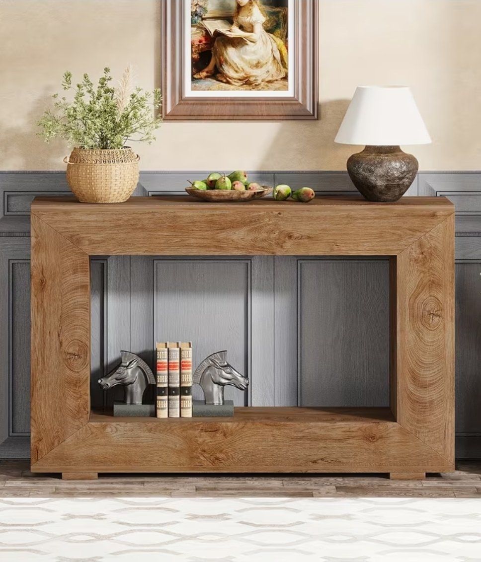 FARMHOUSE CONSOLE TABLE – BRAND NEW IN BOX!