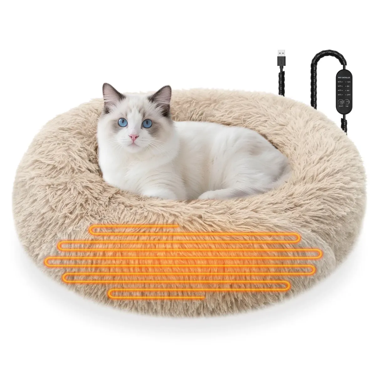 New in box Heated Cat Bed